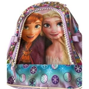 Disney Frozen Backpack, lunchbox  Elsa Front Pocket Kids School Bag